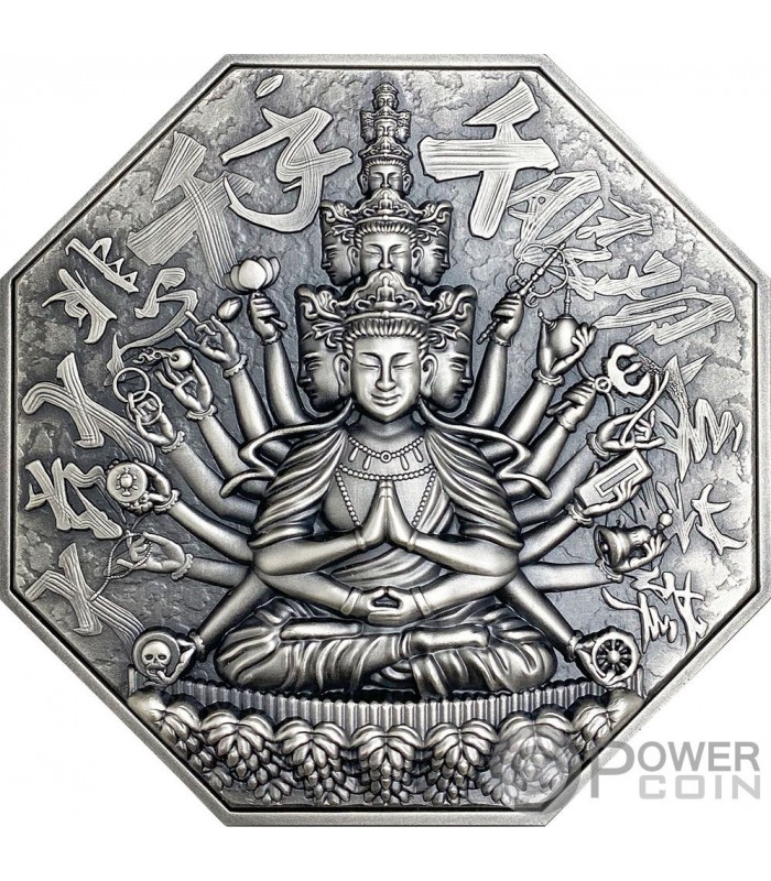 Goddess Of Mercy With One Thousand Hands Avalokiteshvara Eight