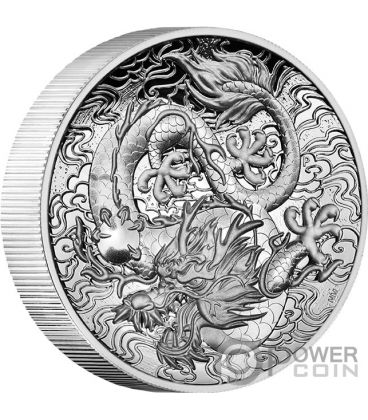 Dragon Chinese Myths And Legends Oz Silver Coin Australia