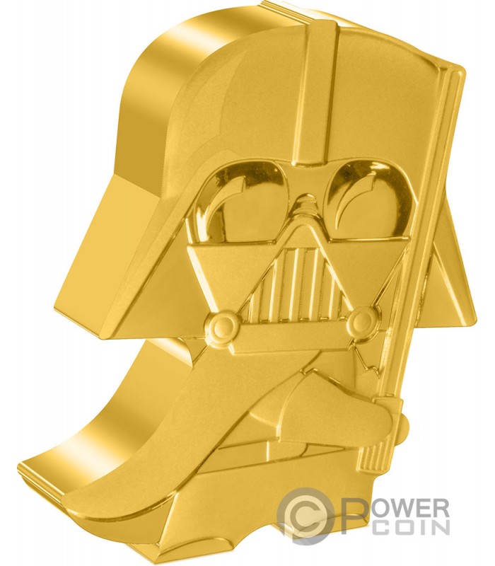 Darth Vader Chibi Star Wars Gilded Oz Moneta Argento Niue