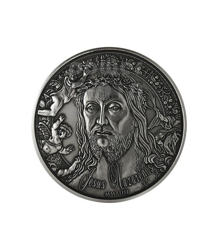 JESUS NAZARENUS Christ Nazareth 1 Kilo Kg Silber Münze 10000 Francs