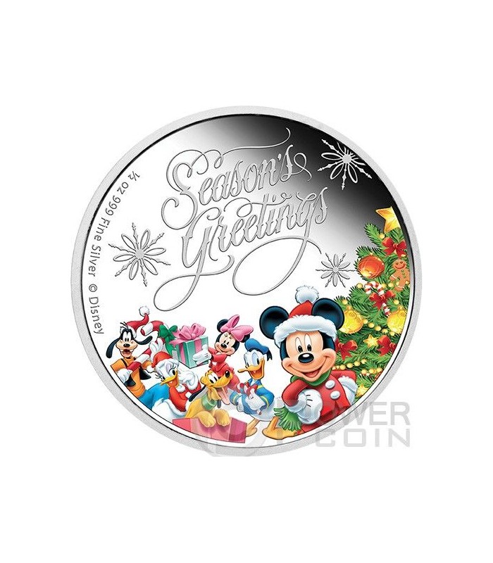 Season Greetings Christmas Mickey And Friends Disney Oz Silber