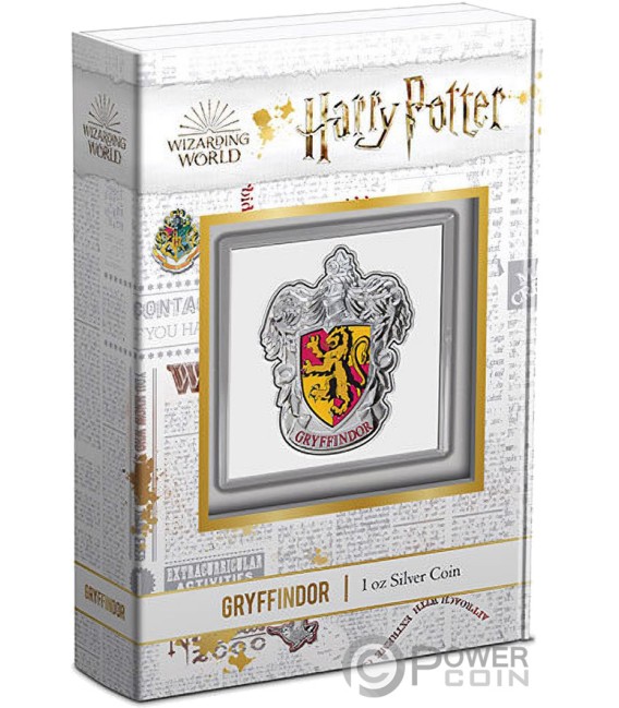 Gryffindor House Crest Harry Potter Oz Moneta Argento Niue