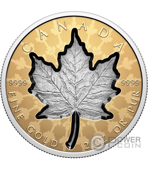 MAPLE LEAF Super Incuse Gold Coin 200 Canada 2024