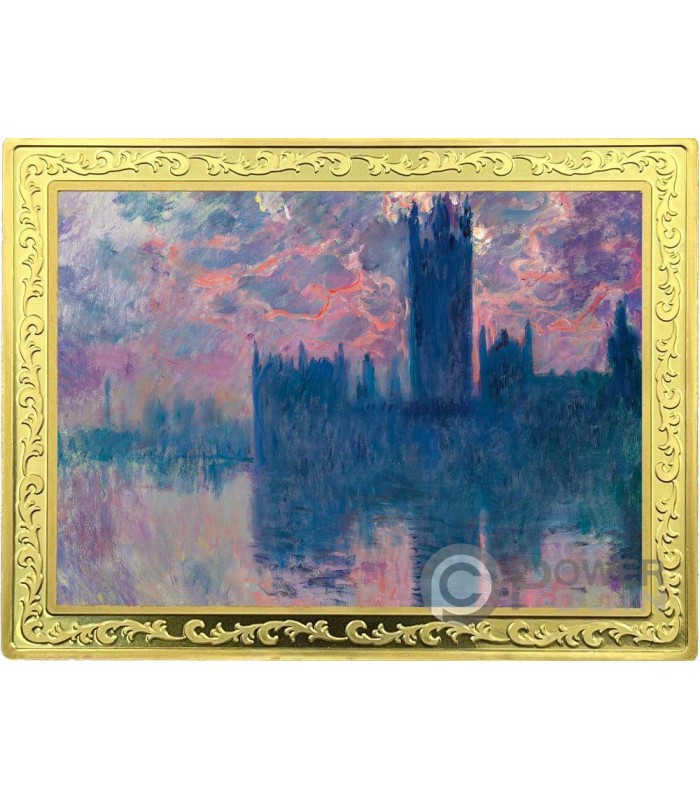 Houses Of Parliament Claude Monet Famous Paintings Oz Gold Plated