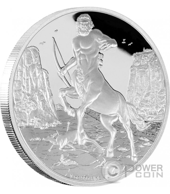 Centaur Creatures Of Greek Mythology Oz Monnaie Argent Niue