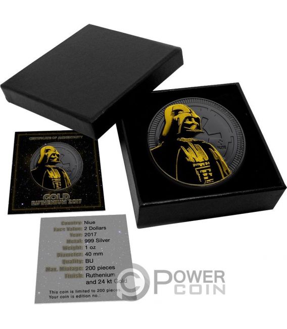 2017 darth vader silver coin