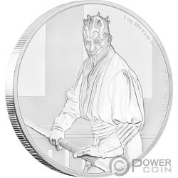 YODA Star Wars Classic 1 Oz Silver Coin 2$ Niue 2016