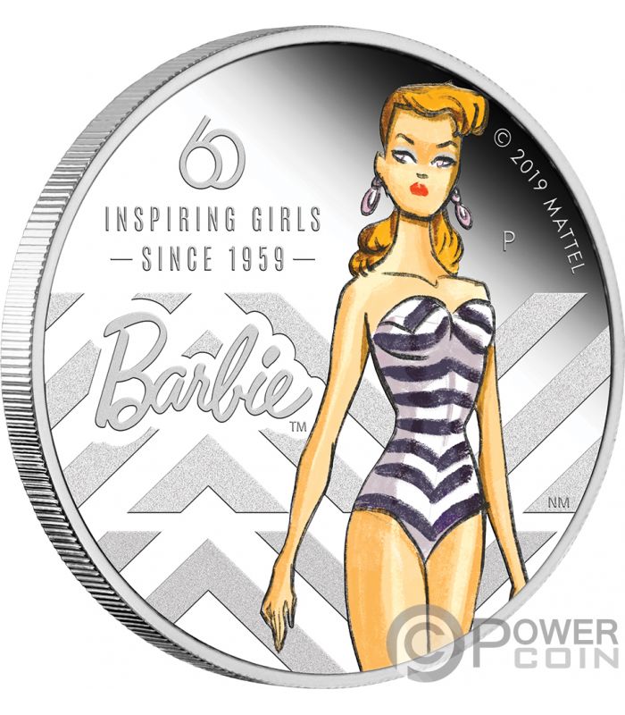 BARBIE 60th Anniversary 1 Oz 1 2019