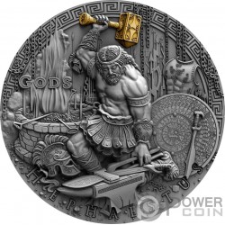 ZEUS Gods 2 Oz Silver Coin 2$ Niue 2021