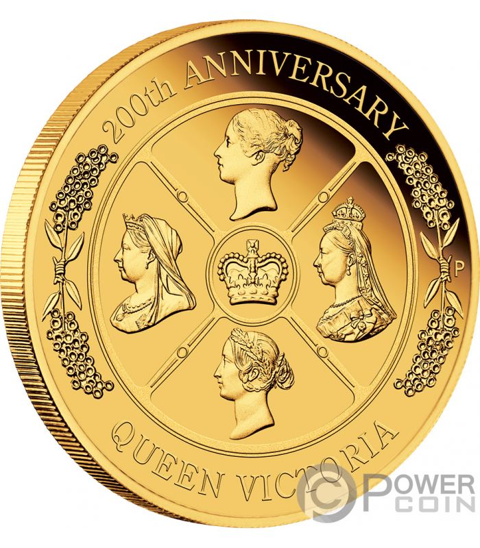 QUEEN VICTORIA 200 Anniversary 2 Oz Gold Coin 200 Australia 2019