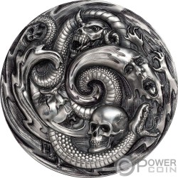 SCYLLA AND CHARYBDIS Evil Within 3 Oz Silver Coin 20$ Palau 2020