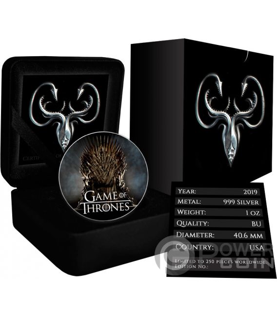 Greyjoy Game Of Thrones Got Walking Liberty 1 Oz Moneda Plata 1