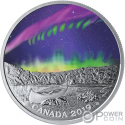 FIRE RAINBOW Sky Wonders 1 Oz Silver Coin 20$ Canada 2019