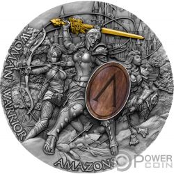 AMAZON Woman Warrior 2 Oz Silver Coin 5$ Niue 2019