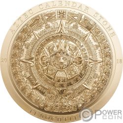 DENDERA Zodiac Gilded Archeology Symbolism 3 Oz Silver Coin 20