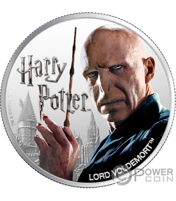 LORD VOLDEMORT Wizarding World 1 Oz Silver Coin 1$ Fiji 2020