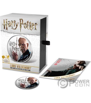 LORD VOLDEMORT Wizarding World 1 Oz Silver Coin 1$ Fiji 2020