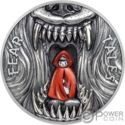 BEAUTY AND THE BEAST Fear Tales 2 Oz Silver Coin 10$ Palau 2022