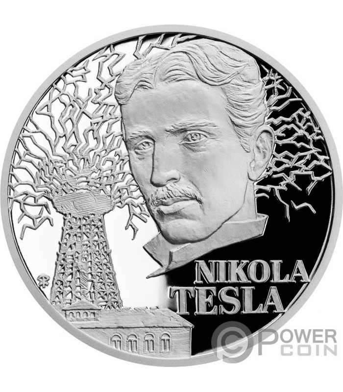 Nikola Tesla 19th Century Geniuses 1 Oz Silver Coin 1 Niue 2020