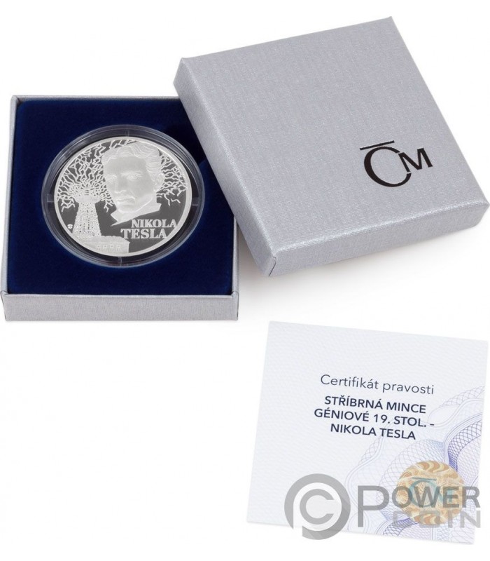 Nikola Tesla 19th Century Geniuses 1 Oz Silver Coin 1 Niue 2020