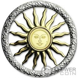 MOON Symbols of Life Gold and Silver Coin 10$ Barbados 2022