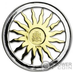 MOON Symbols of Life Gold and Silver Coin 10$ Barbados 2022