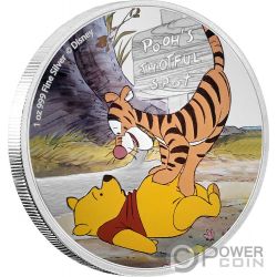 POOH AND FRIENDS Disney Winnie the Pooh 1 Oz Silver Coin 2$ Niue 2021