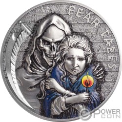 BEAUTY AND THE BEAST Fear Tales 2 Oz Silver Coin 10$ Palau 2022