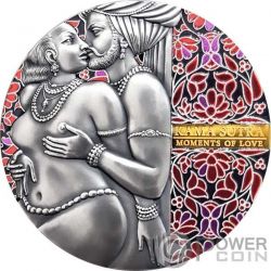 KAMA SUTRA Moments of Love Kamasutra 3 Oz Silver Coin 3000 Francs