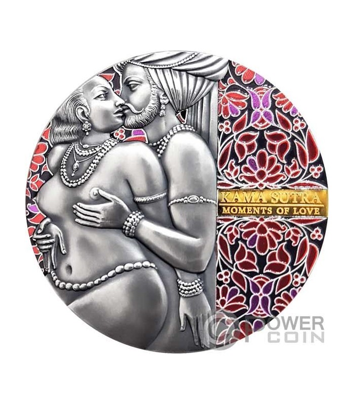 KAMA SUTRA II Moments of Love 3 Oz Silver Coin 3000 Francs Cameroon 2020