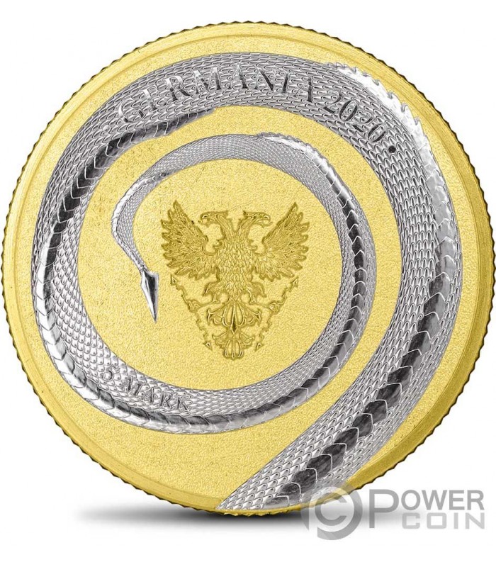 Germania 2020 1oz silver space gold-