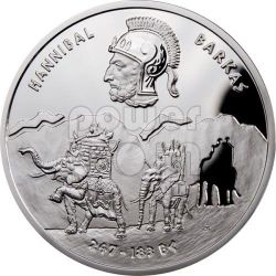 GENGHIS KHAN Great Commanders 2 Oz Silver Coin 5$ Niue 2021