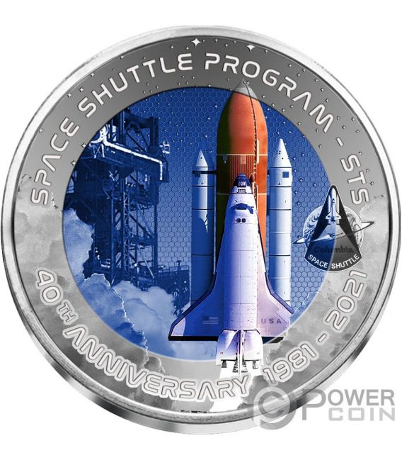 FIRST SPACE SHUTTLE LAUNCH 40th Anniversary Titanium Coin ...