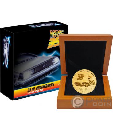 BACK TO THE FUTURE 35th Anniversary 1 Oz Gold Coin 250$ Niue 2020