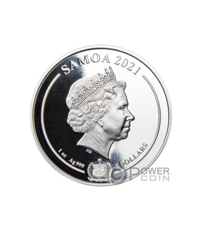 HARRY POTTER Set 3x1 Oz Silver Coins 5$ Samoa 2021