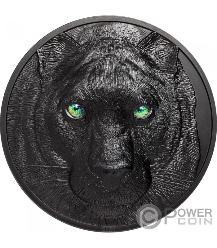 BLACK PANTHER Hunters by Night 1 Kg Kilo Silver Coin 50 Palau 2021