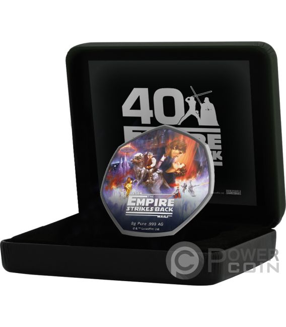 star wars 40th anniversary silver coin