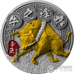 RABBIT FROM THE MOUNTAINS Chinese Sexagenary Cycle 2 Oz Silver 
