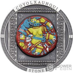 DENDERA Zodiac Gilded Archeology Symbolism 3 Oz Silver Coin 20