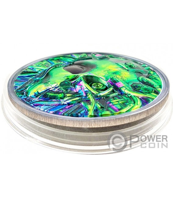 ALIEN Cyborg Revolution 3 Oz Silver Coin 20$ Palau 2021