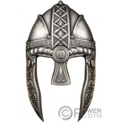 SPARTAN HELMET Casco Espartano Moneda Plata 10$ Solomon Islands 2021