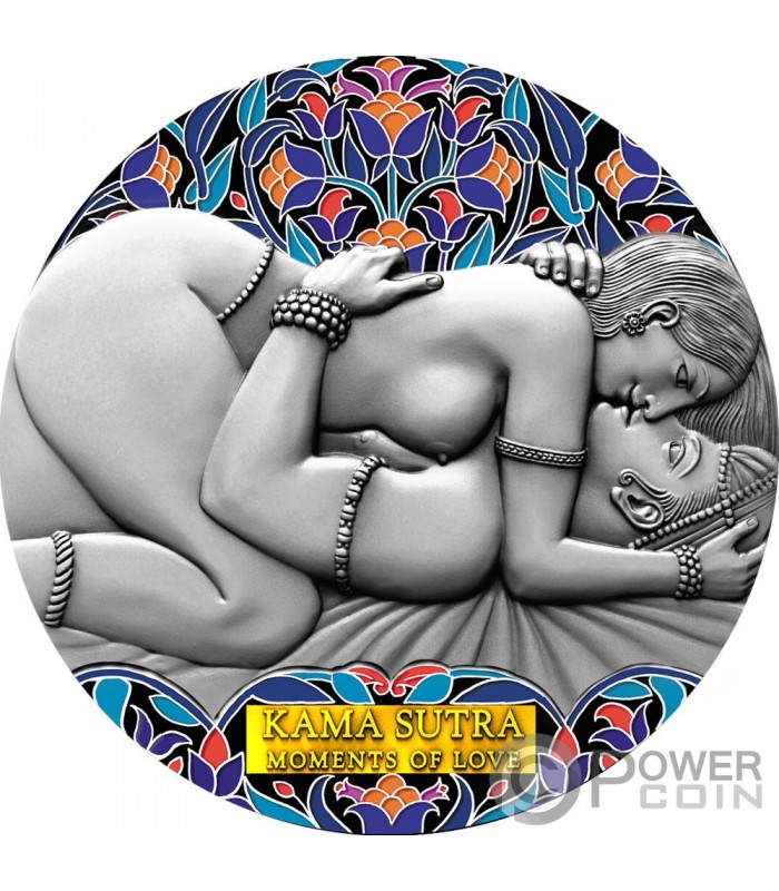 KAMA SUTRA III Moments of Love 3 Oz Silver Coin 3000 Francs