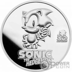 HEDGEHOG Sonic 30th Anniversary 1 Oz Gold Coin 250$ Niue 2021