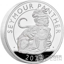 SEYMOUR PANTHER Royal Tudor Beasts 2 Kg Moneta Argento 1000