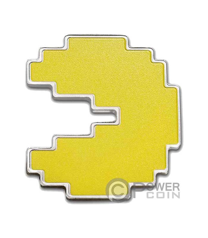 PACMAN 1 Oz Coloured Silver Coin 2 Niue 2021