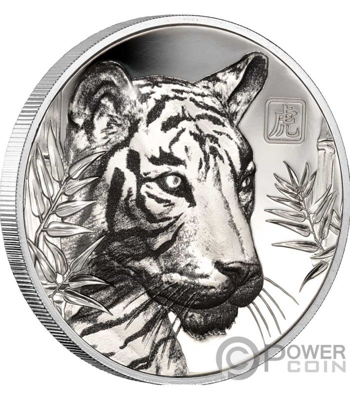 LUNAR TIGER 1 Oz Silver Coin 1$ Niue 2022