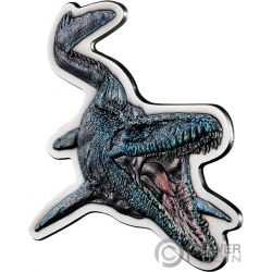 TYRANNOSAURUS REX Jurassic World 2 Oz Silver Coin 5 $ Niue 2021