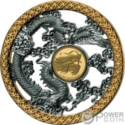 MOON Symbols of Life Gold and Silver Coin 10$ Barbados 2022