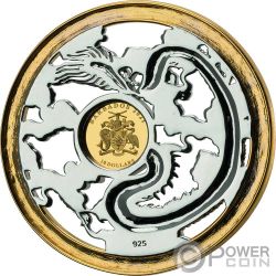 MOON Symbols of Life Gold and Silver Coin 10$ Barbados 2022