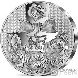 2021 France €10 22.2-gm Silver Dior Bow-Shaped Coin BU